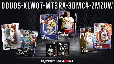FREE DYNAMIC DUO PACK PULL GALAXY OPAL LEBRON JAMES FROM FREE LOCKER CODE NBA 2K19 MYTEAM!!!