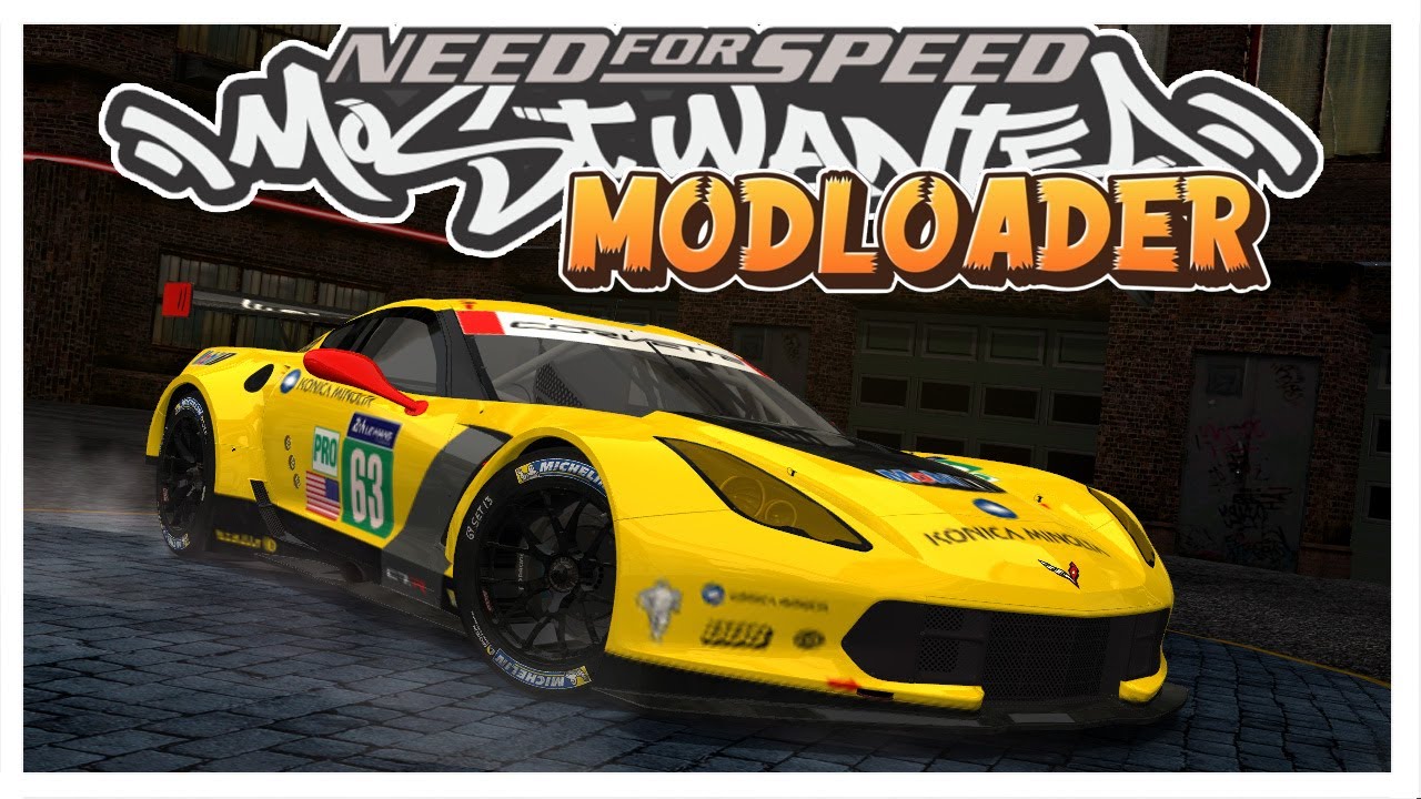 Chevrolet Corvette C7.R (2015) • Modloader Cars Gameplay • NFS Most Wanted 2005 PC