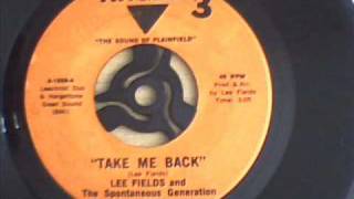 LEE FIELDS - TAKE ME BACK chords