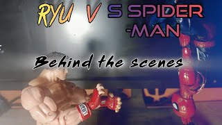 Epic showdown: "Ryu vs. Spider-Man A Battle to the Final Stand"(making process)