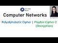 Decode Playfair Cipher in Hindi for GATE 2021 | Step-by-Step Decryption Guide 🔐