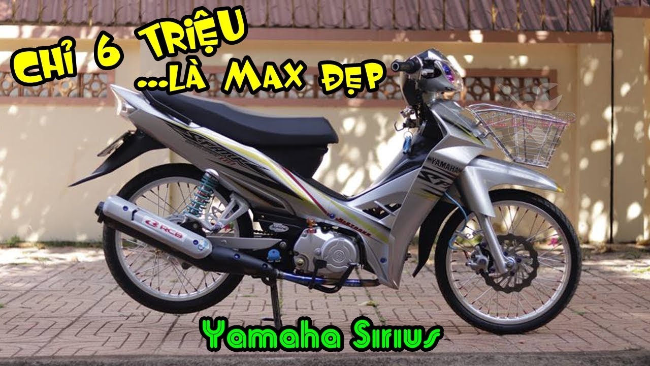 Yamaha sirius 50cc modified custom beautiful biker vietnam - YouTube