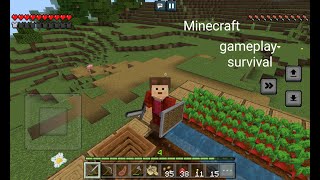 My survival game in Minecraft Part-1