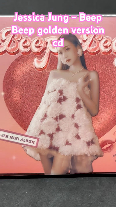 Jessica Jung - Beep Beep golden version cd #jessicajung #kpop #cdcollector #cdcollection #snsd