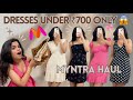 Myntra Haul f.t Dresses under 700rs🎀✨ affordable causual dresses