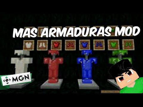 MAS MINERALES Y ARMADURAS MOD PARA MINECRAFT PE 1.0.. - YouTube