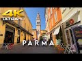 4K WALK in PARMA Italy 🇮🇹 // Short relaxing walk in the heart of the City on a Sunny Afternoon.