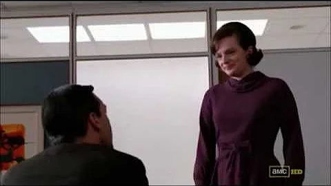 Mad Men - Peggy gives notice to Don Draper [Season...