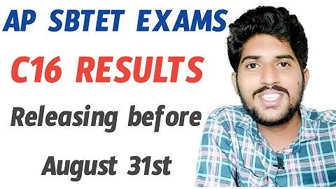 Ap sbtet c16 exam results releasing before August 31st | bsd telugu tech
