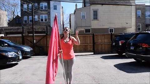 Left & Right Drop Stops (Color Guard Fundamentals Teaching Tutorial Series)