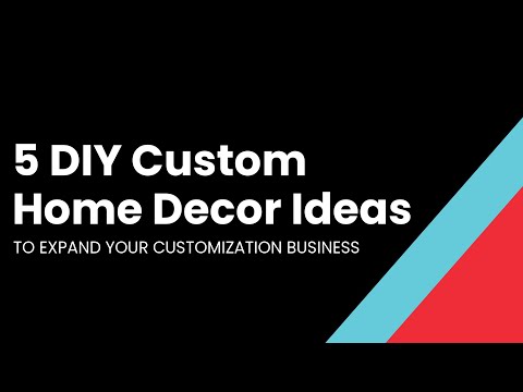 DIY Custom Home Décor Ideas to Expand Your T-Shirt Business - YouTube