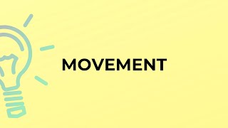 ما معنى كلمة حركة؟