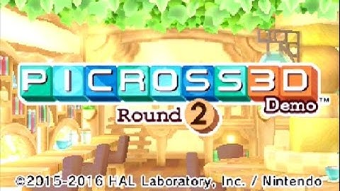 Picross 3D: Round 2 Demo (3DS) Puzzle Basics Vol.1 - 4