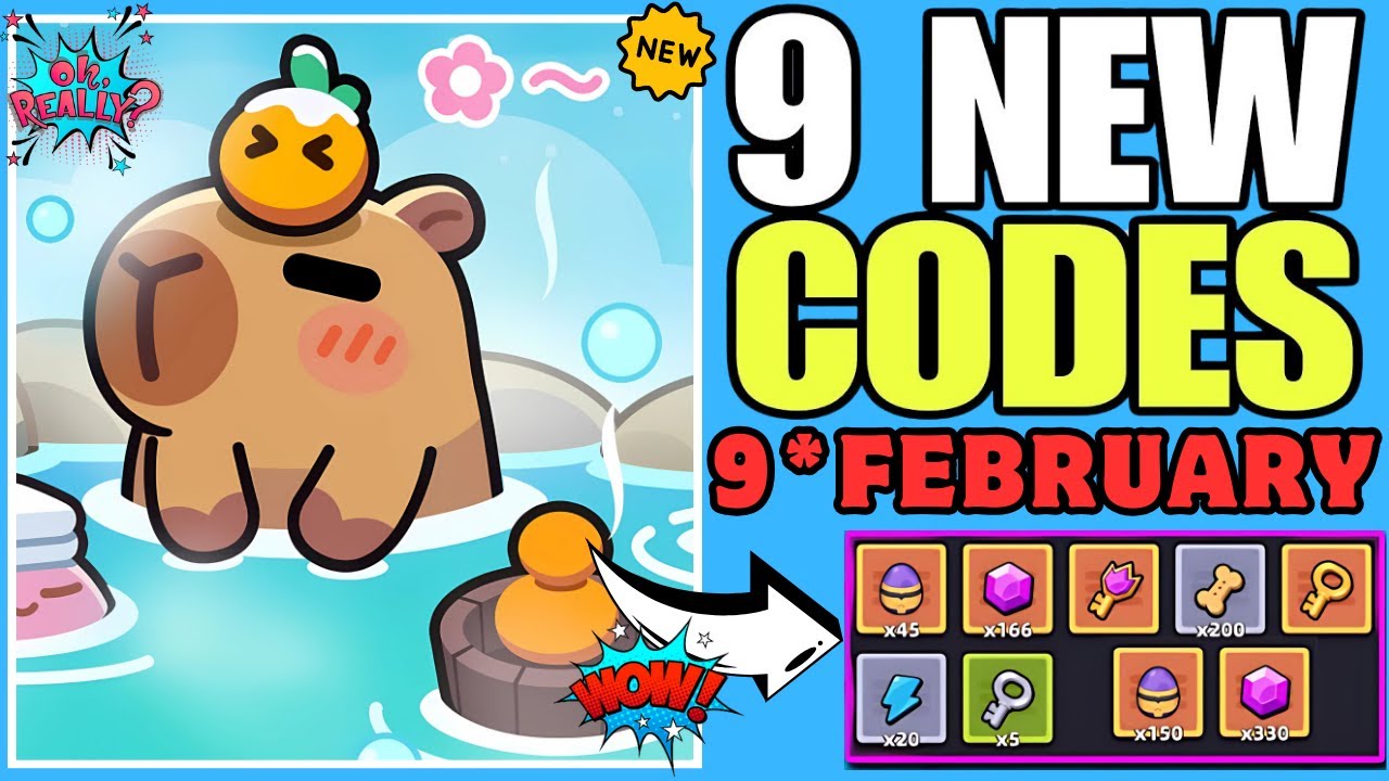 Capybara Code February🎉surprise☑️codes Capybara Go Promo Codes February 2025 ...
