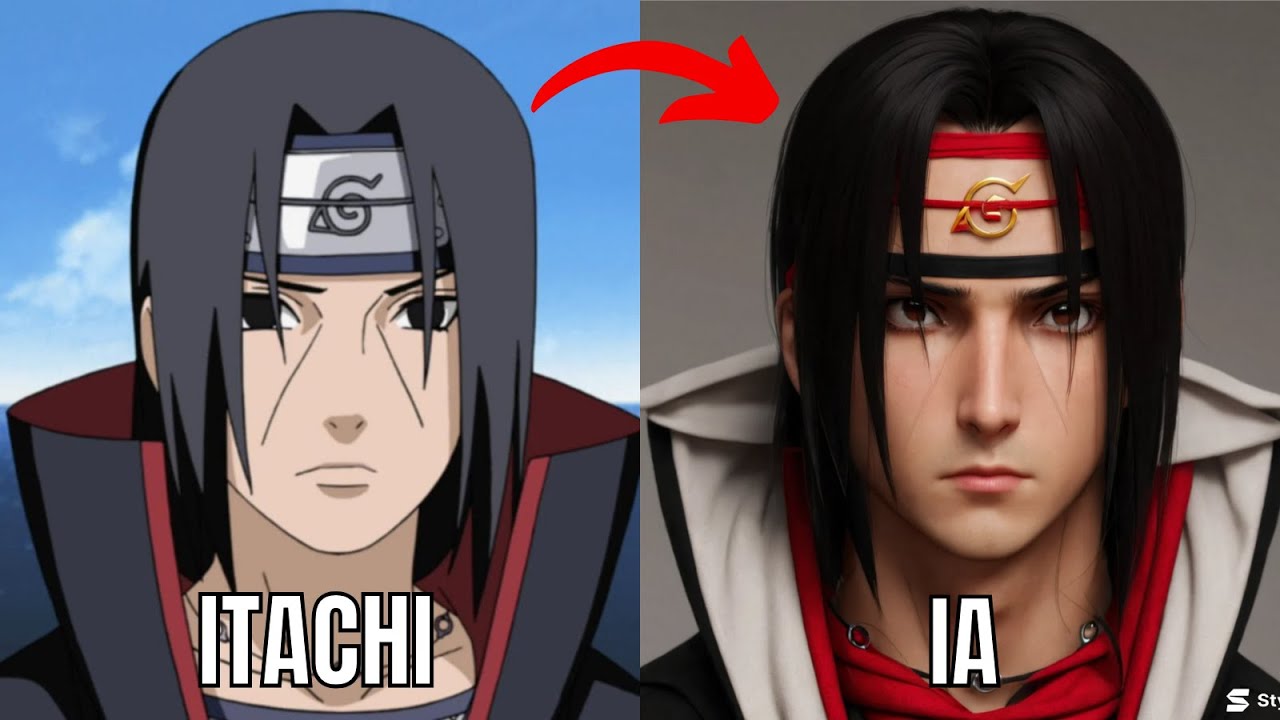Pedi para a IA mostrar como seriam os personagens da Akatsuki na vida ...