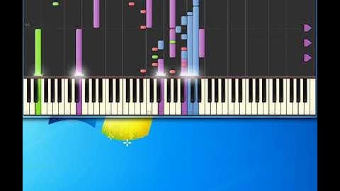 fragile sting [Synthesia Piano] [Piano Tutorial Synthesia]