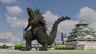 Godzilla minus one Roar 2023 in (Blender)