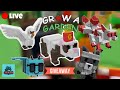 Grow a garden giveaway Swan Racoon Dragon Fly Trading#Live #growagarden