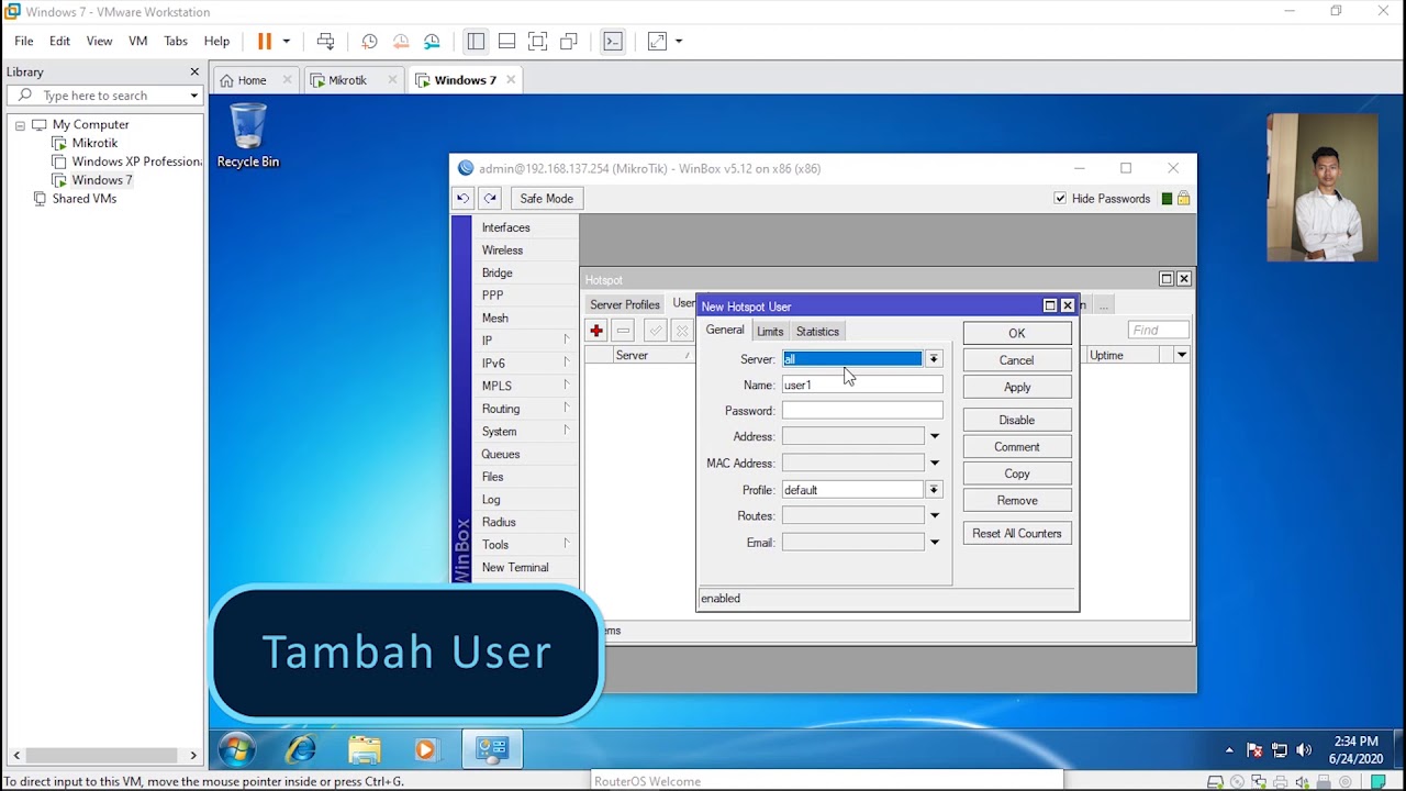Konfigurasi Hotspot Login Mikrotik - YouTube
