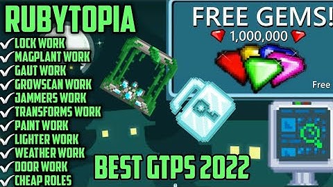 New Private Server In Growtopia (2022) (RubyTopia) ✔️🛡️❤️