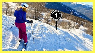 Bosses | Les Arcs - Narrowest Black In The World?! #skiing