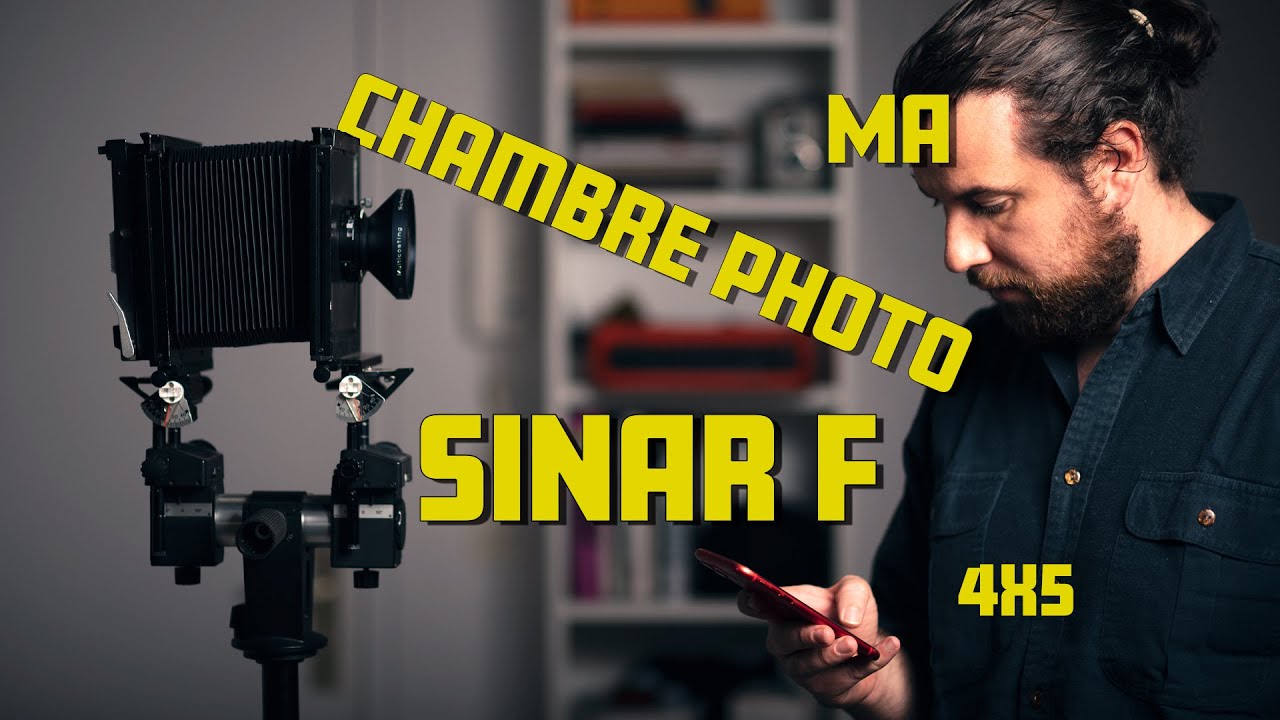 Chambre photographique Sinar Norma avec un soufflet et 2 objectifs on
