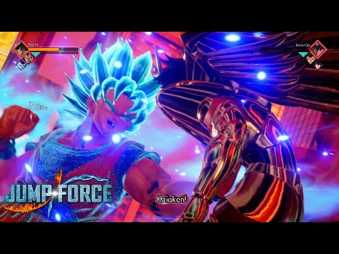 SUPER SAIYAN BLUE KAIOKEN GOKU FINISH In JUMP FORCE Online Beta!