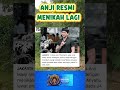 Aji melepas status Duda😍