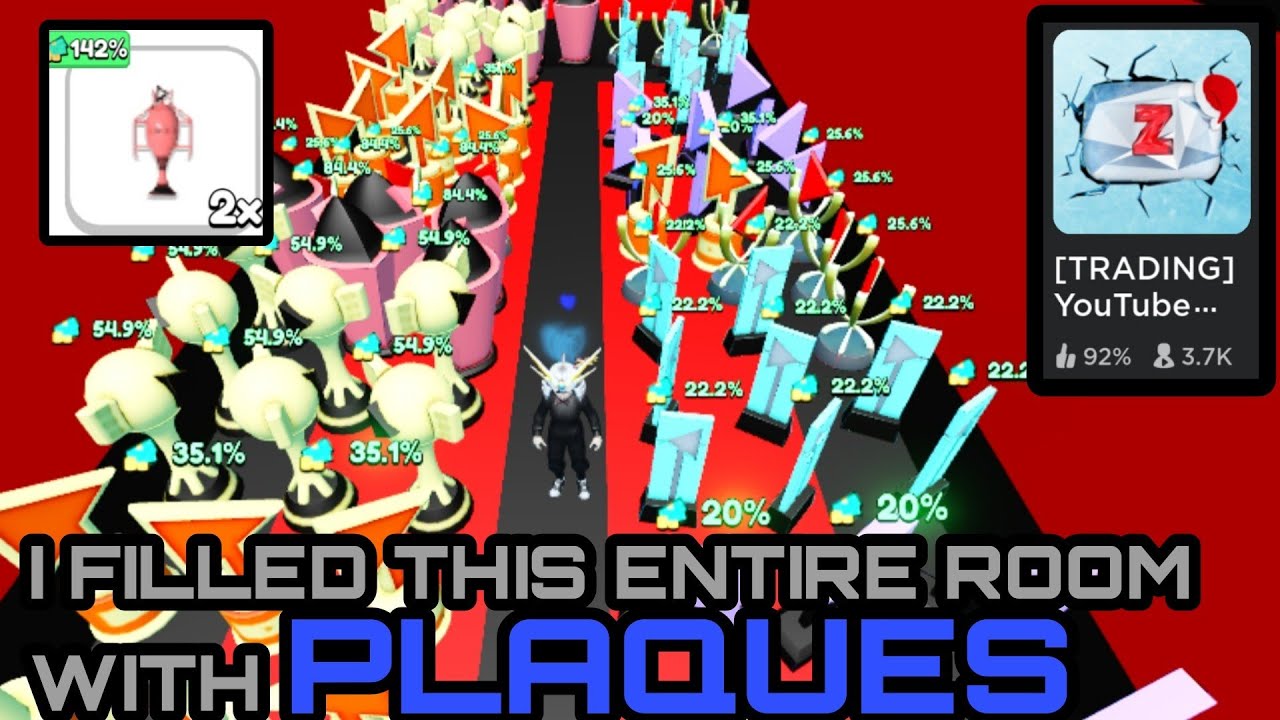 I filled this entire room with 100+ Plaques and got this YouTube