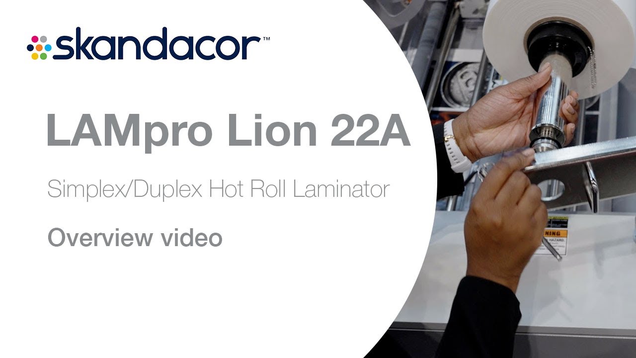 LAMpro Lion 22A Simplex/Duplex Laminator and SLEEKpro | Skandacor USA