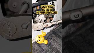 Toyota HiAce 1KD Engine Oil Filter: Easy Hidden Access &amp; Removal Guide #primetechautomotive #toyota