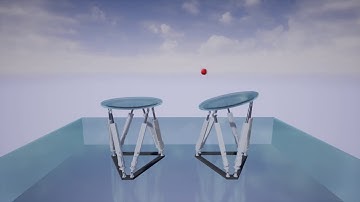 Stewart Platforms Ball on Plate playing Ping Pong PID controlled