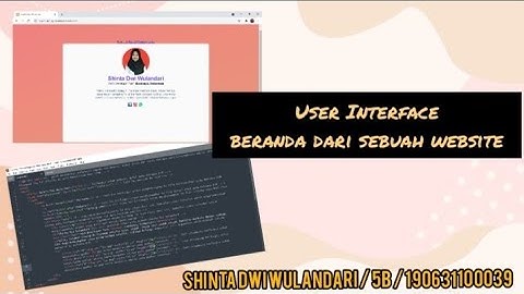 User Interface | Tugas Praktikum Pemrograman Berbasis Web