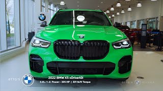 2022 BMW X5 xDrive40i (Special Order Uni Paint | Signal Green)