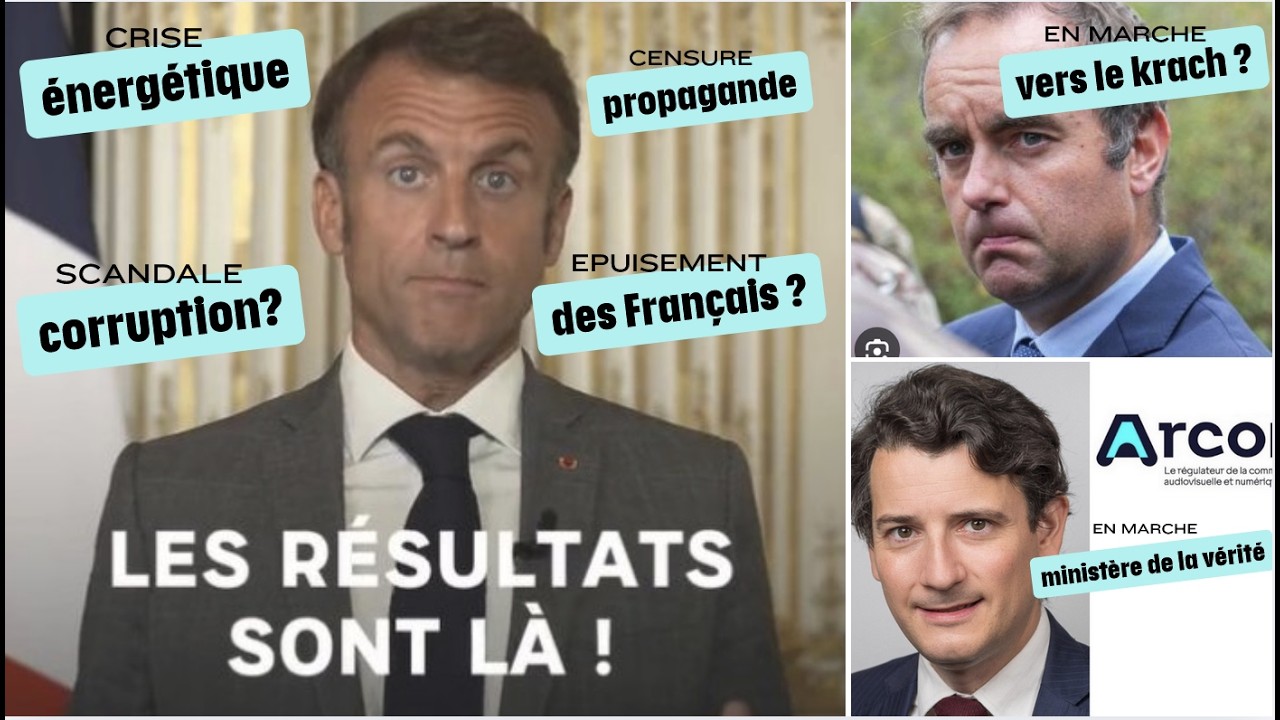 Macron : le nouveau scandale de financements occultes ? Guerre : vers un krach sans précédent ?