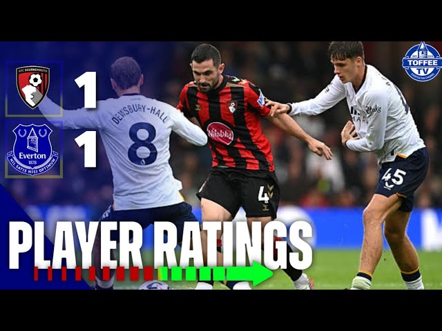 Thumbnail for Bournemouth 1-1 Everton | Player Ratings
