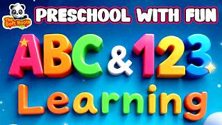 Preschool Learning activities for 3 year olds at home | Learn ABC Phonics Shapes Numbers Colors 🌈