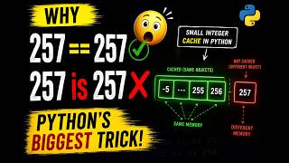 Why 257 is not 257 in Python | Small integer caching explained.