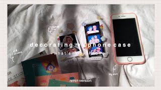 ✦ decorating my phone case + what's in my iphone 7 | vmin version