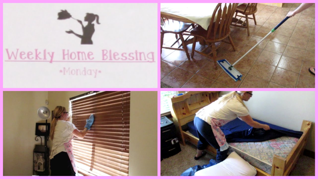 New Cleaning Routine~ Weekly Home Blessing - YouTube