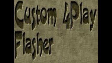 Flashing the 4-Play by Bliss-Box