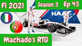 F1 2021 - Machados RTG : Season 3 Ep 43 - Races 1 & 2 Imola GP + Portuguese GP