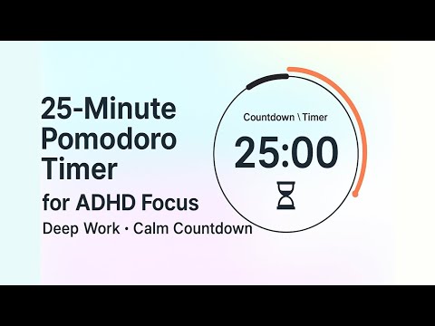 25‑Minute Pomodoro Timer