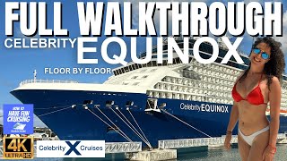 Celebrity Equinox Walkthrough and Tour | 2023 Renovated and Star Link Installed