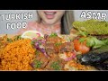 Turkish Food *ASMR No Talking Eating Sounds | N.E Let's Eat