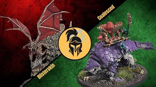 Age of Sigmar Battle Report: Flesh Eater Courts vs Seraphon: Warcoda Reveal! Battle for the Pass!!