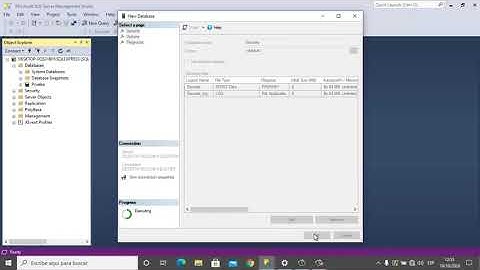 Crear Base de datos sql server 2019