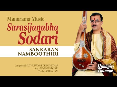 Sarasijanabha Sodari | Nagagandhari Raga| Sankaran Namboothiri