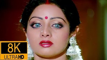 8K Remastered, Balma Tum Balma Ho Mere Khali, Nagina , Rishi Kapoor, Sridevi , Amrish Puri.
