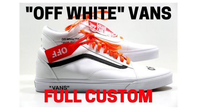 SUPREME LOUIS VUITTON OFF THE WALL VANS - FULL CUSTOM AND DIY